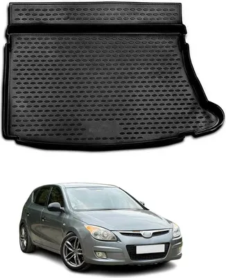 Produktbild von Kofferraummatte Kofferraumwanne für Hyundai i30 2007-2012 Schrägheck Gummi TPE