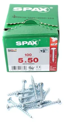 Produktbild von SPAX Halbrundkopfschraube WIROX Vollgewinde T20 5,0x50