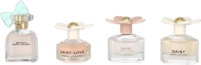 Produktbild von Marc Jacobs Miniature Zestaw Daisy Woda toaletowa 4 ml + Daisy Eau So Fresh Woda toaletowa 4 ml + Daisy Love Woda toaletowa 4 ml + Perfect Woda perfumowana, 5 ml