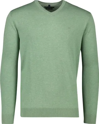 Produktbild von Casa Moda Pullover V-Ausschnitt grün meliert