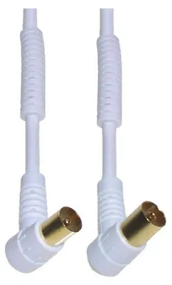 Produktbild von e+p HFW 201 G, 1,5 m, Koaxial, Koaxial, Weiß