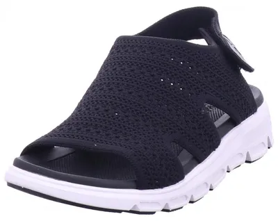 Produktbild von Rieker Trekkingsandalen - Tiefschwarz Textil Größe: 39 Normal