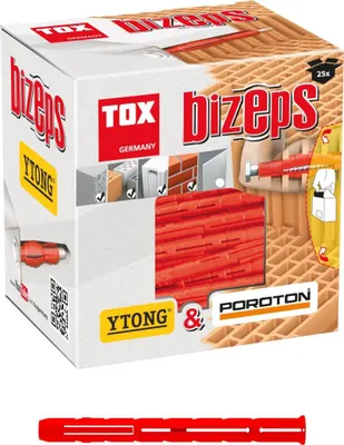 Produktbild von TOX  Parallel-Spreizdübel Bizeps 6/70, 10 Stück, 009700031
