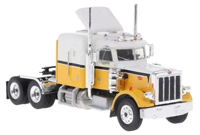 Produktbild von Brekina 85717 - 1/87 Peterbilt 359, weiss/dunkelgelb, 1973 - Neu
