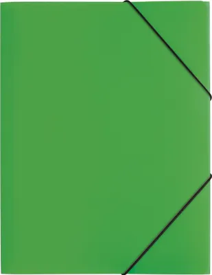 Produktbild von PAGNA Gummizugmappe 21613-05 DIN A4 PP 3Klappen grün