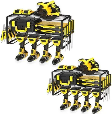 Produktbild von 2-teiliger Metall-Werkzeughalter, 3 Ebenen, Heavy Duty