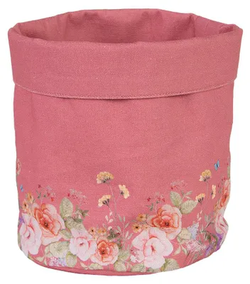 Productafbeelding van Clayre & Eef Brotkorf, diameter 15x16 cm, roze, katoen, bloemenprint