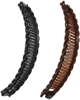 Image de Barrettes bleues, lot de 12, sans boucles, avec des barrettes et des pinces à boucles