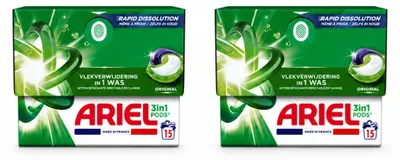 Produktbild von 2 x Ariel 3in1 Waschmittel Pods Original - Vorteilspackung - 2 Stücke