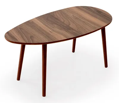 Produktbild von Holz-Couchtisch "Nora" 100 x 50 x 45 cm – Nussbaum