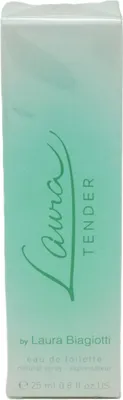 Produktbild von Laura Biagiotti Laura Tender, Frauen, 25 ml, Nicht nachfüllbare Flasche, Jasmin, Mandarine, Birne, Magnolien, Rose, Veilchen (Blatt), Ambrox, Moschus, Patschuli, Vanille