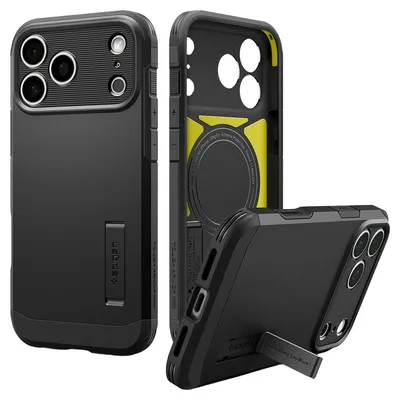 Obrázek produktu pro Zadní kryt Spigen Tough Armor s magnetickým připojením MagSafe pro Apple iPhone 18 Pro Max / 17 Pro Max - černý