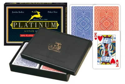 Produktbild von Modiano Platinum Acetate Spielkarten Set 2 Standard Index