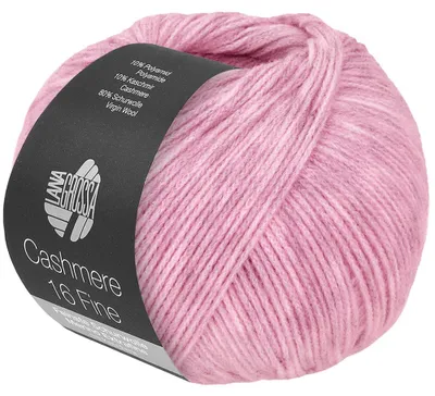 Produktbild von Lana Grossa CASHMERE 16 FINE 50 g feinste Schurwolle Merino Extrafine mit Kaschmir-Anteil 320 m Farbe 060 - Rosa