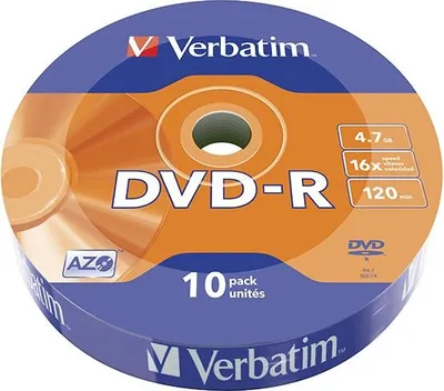 Produktbild von VERBATIM 43729 Matt Silber DVD-R 16X 4.7GB Rohling