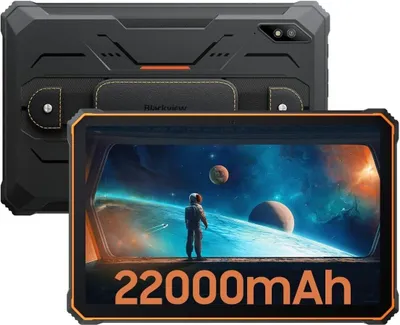 Active 8 Pro Outdoor-Tablet, 22000-mAh-Akku, 10,36 Zoll 2,4K-Display, Android 13 IP68 Robustes Tablet, 16 GB + 256 GB (1 TB erweiterbar), Dual-SIM 4G