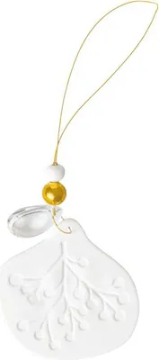 Produktbild von Räder Winterzauber Porzellanornament Beerenzweig 5,5x6cm