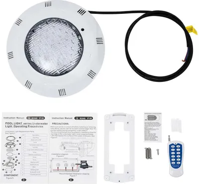 Obrázek produktu pro Osvětlení bazénu, RGB měnící barvy, dálkové ovládání, 45 W