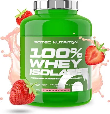 Produktbild von Scitec Nutrition Whey Isolate Protein 1816g Dose Erdbeere