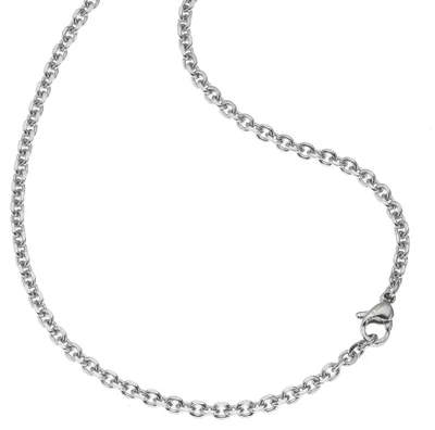 Produktbild von Zeeme Stainless Steel Halskette Edelstahl 60cm grau 389050015