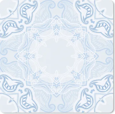 Produktbild von MuchoWow® Mauspad Mousepad Winter - Schnee - Abstrakt - Luxus 20x20 cm - Mousepads - Maus Mat - Pad - Mausunterlage - Desk Mat - Bureauartikeln