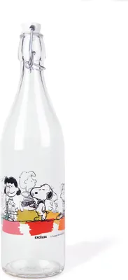 Produktbild von Excelsa glasflasche Peanuts Glas 100 cl Bunt