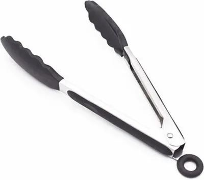 Immagine prodotto di Go Go Gadget – Pinza per carne – Pinza per insalata – Pinza per grigliata – Pinza in silicone – Pinza per servire – Pinza da cucina – Perfetta per le serate barbecue – Set da 2 pezzi – 21 cm – Nera