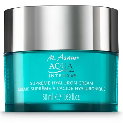 Produktbild von M. Asam Aqua Intense Supreme Hyaluron Cream (50ml) - Parfümfreie Feuchtigkeitscreme, Gesichtscreme Für Sensible & Trockene Haut, Vegan