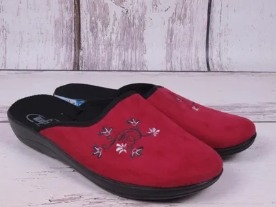 Obrázek produktu pro BEFADO dámské pantofle Jula 552D004 Burgundy, Červená 40