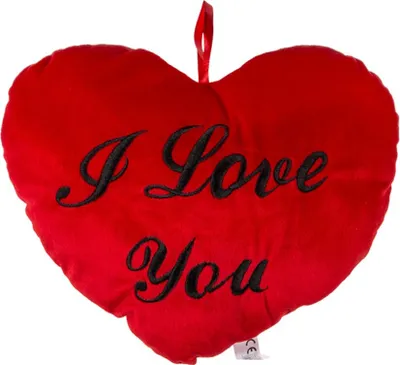 Obrázek produktu pro GiftyCity Polštář I Love You 35 cm, Srdce