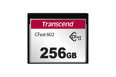 Produktbild von Transcend TS8GCFX602, 8 GB, CFast 2.0, MLC, 500 MB/s, 350 MB/s, Schwarz