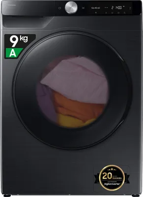 Produktbild von Samsung WD90DG6G94BB/U3 Waschtrockner Freistehend Frontlader Schwarz E