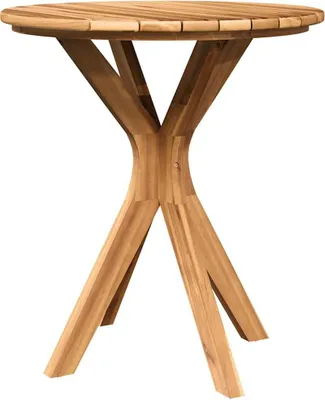 Immagine prodotto di vidaXL Tavolo da bistrot marrone 70 x 70 x 75 cm in legno massiccio teak