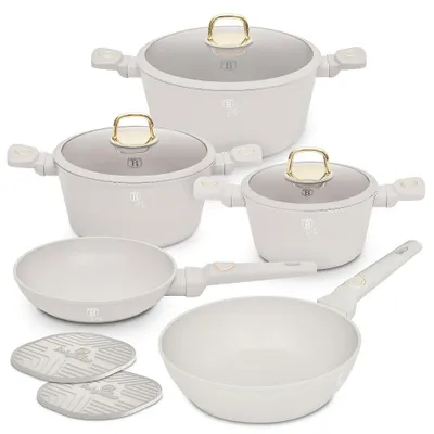 Produktbild von Geschirrset mit Titanoberfläche 10 Stück Sahara Collection