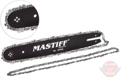 Produktbild von Schwert für Kettensäge Stihl +2 Stück Sägekette 35cm Kette 3/8"1,3mm(35STIHL-50)