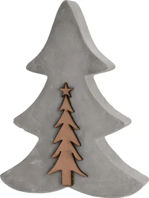 Immagine prodotto di Albero grigio, 20 cm, decorazione natalizia