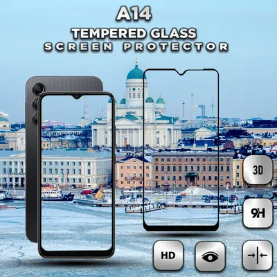 Obrázek produktu pro Samsung Galaxy A14 - tvrzené sklo 9H - 3D ochrana displeje v super kvalitě