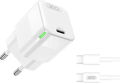 Obrázek produktu pro Xo Ce06, 30W, síťová nabíječka Usb-C s kabelem Usb-C