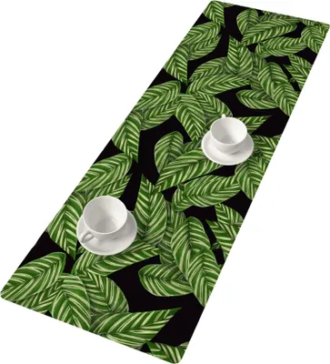 Produktbild von BERTONI Filz Tischläufer, Tischdecke mit Muster Bank Tischdekoration CAPRI 95x33 cm