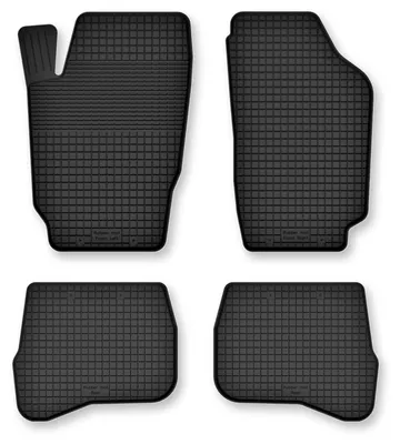Produktbild von Gummi-Fußmatten für Jeep Grand Cherokee XJ 1992-1998 – 4-tlg, Schwarz, modellangepasst – Wielganizator Semi-Universal