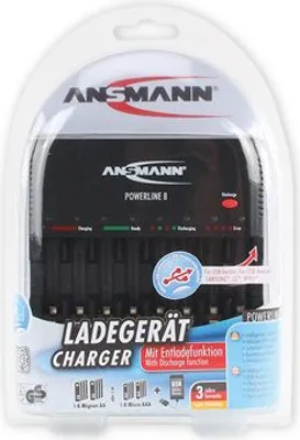 Produktbild von ANSMANN Powerline 8 Akku-Ladegerät