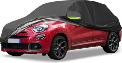 Produktbild von Wasserdichte Autoabdeckung Outdoor Vollgarage für Fiat 500X 2015-2023