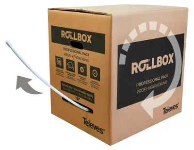 Produktbild von Televes 413832 Koaxialkabel 250 m Weiß (413832)