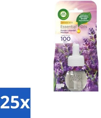 Zdjęcie produktu dla Elektryczny odświeżacz powietrza o zapachu lawendy, 19 ml – relaksujący zapach – neutralizacja zapachów