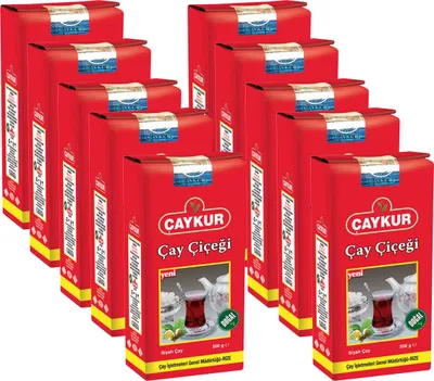 Produktbild von 10x 500 gr Caykur Türkischer Schwarzer Tee Cay Cicegi