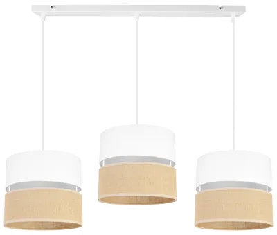 Produktbild von Hängelampe, Deckenleuchter, Lampenschirm 20 cm, weiß