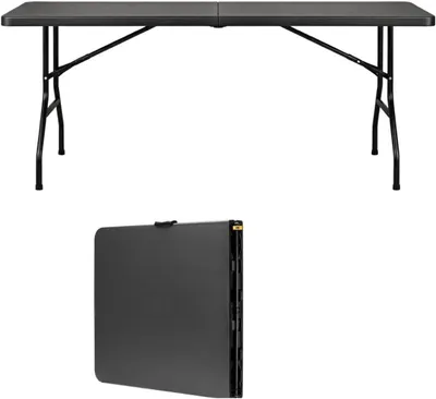 Obrázek produktu pro Skládací stůl - Skládací stůl Zahrada - Venkovní aktivity - Předpokladní design - 180x70cm - Černá