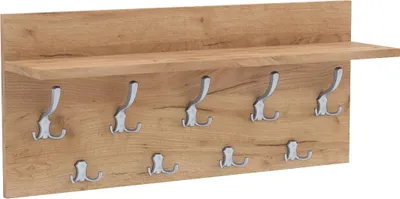 Obrázek produktu pro AKKE Gold Craft Horizontaler Garderobe VERTI - ALU haken BxH: 90x40 cm