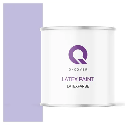 Produktbild von Latexfarbe 2 L Hellviolett 2 L | Innenfarbe | Wandfarbe | Deckenfarbe | Klasse 3 Mattfarbe Scheuerfest Hohe Deckkraft