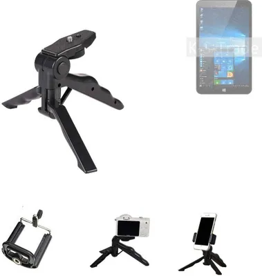 Produktbild von K-S-Trade Stativ Tisch-Ständer Dreibein Handy-Stativ Ständer kompatibel mit Blackview  Mini-Stativ Smartphone Tripod Handy-Stativ aus Plastik